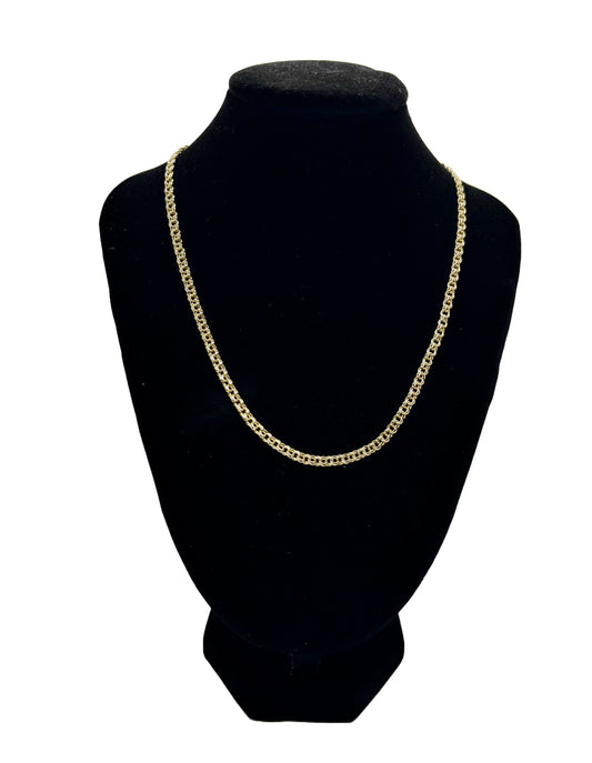 10k Gold Tejido Chino Chain 16"