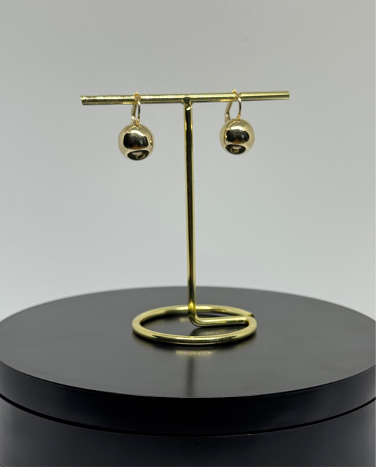 10k Gold Earrings - Ball Drop