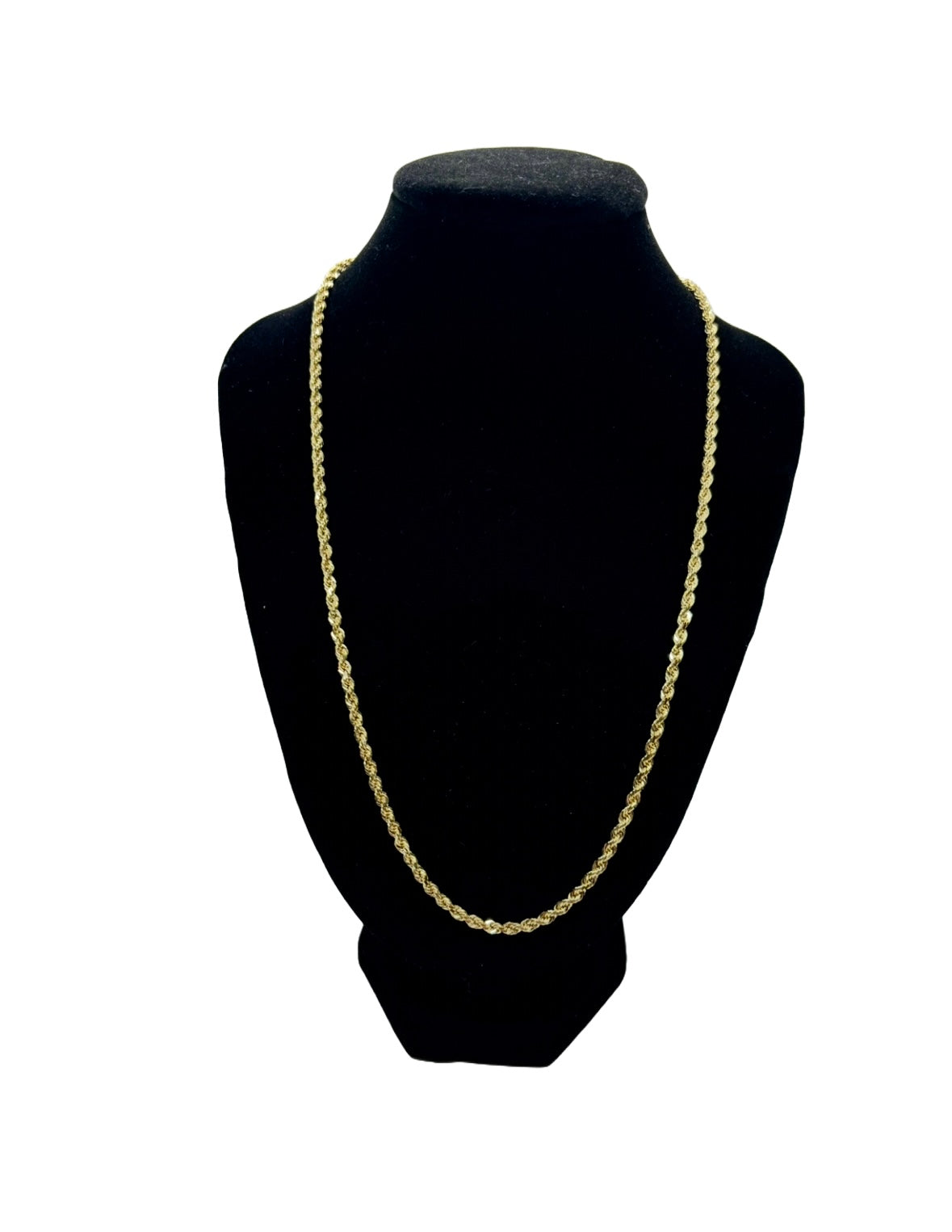 10k Gold Rope Chain 22”