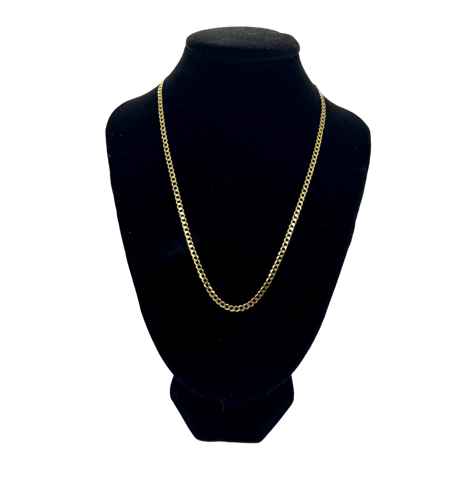 10k Gold Cuban Link Chain 16"