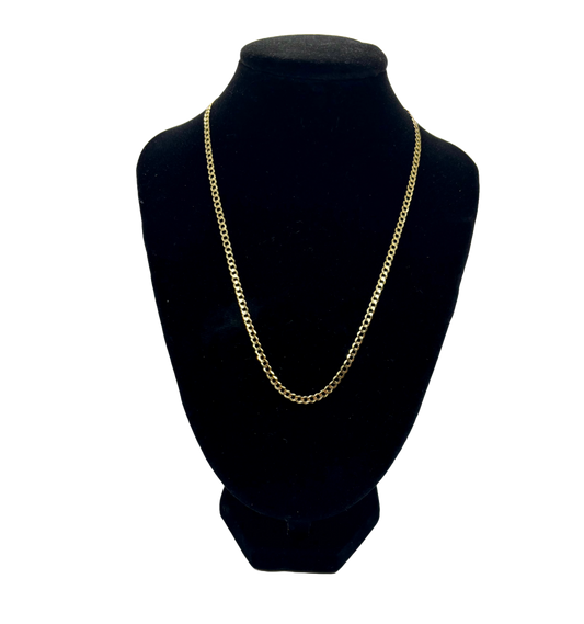 10k Gold Cuban Link Chain 16"