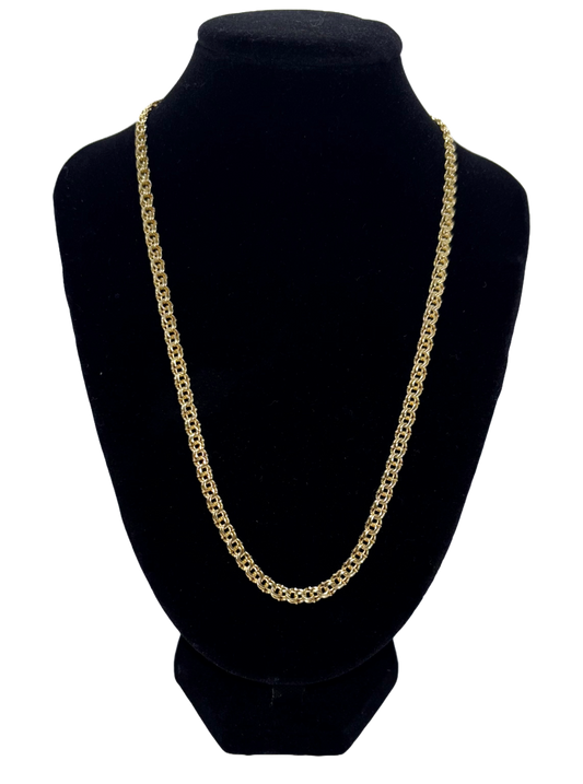 10k Gold Tejido Chino Chain 18"