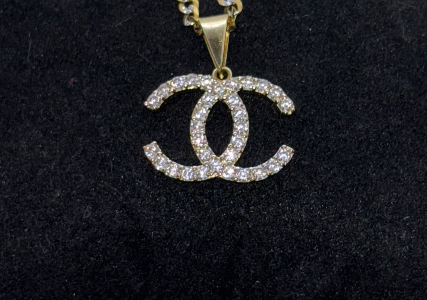14k Gold Pendant - CC Inspired Cz