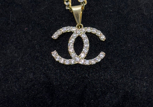 14k Gold Pendant - CC Inspired Cz